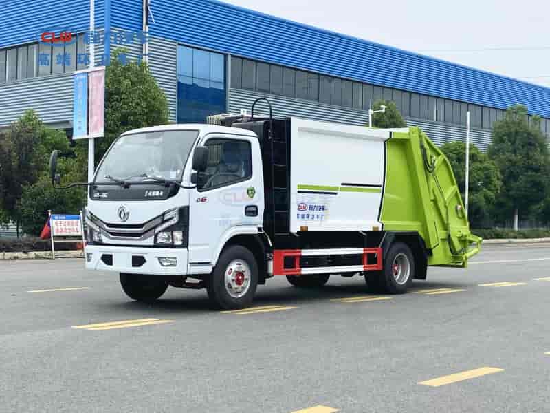 東風多利卡6方壓縮式垃圾車