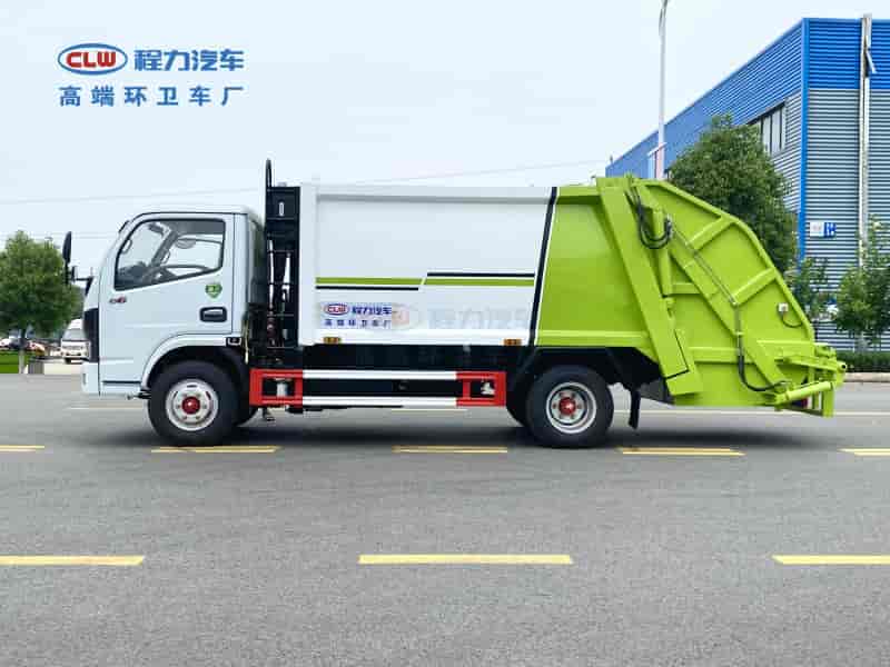 東風多利卡6方壓縮式垃圾車